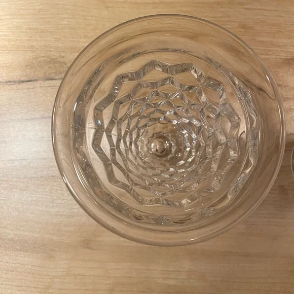 Two Vintage Fostoria Glasses, gorgeous clear Fostoria Glass here! Sold in pair! - Picture 4 of 7